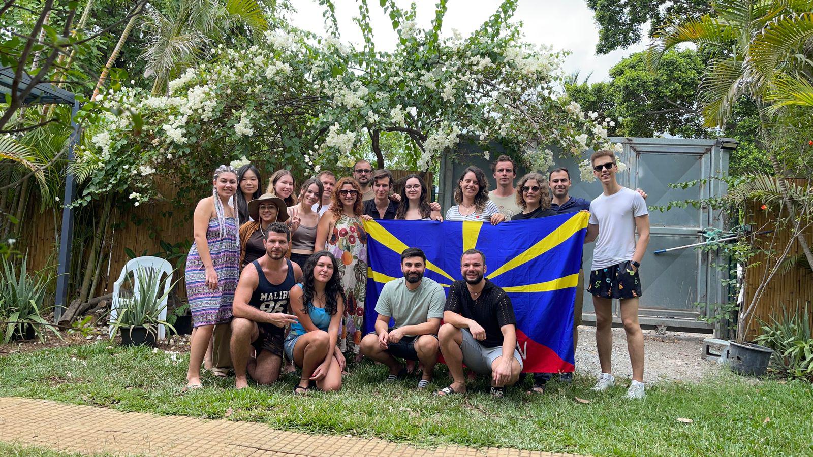 Group photograph from the Erasmus+ project in Réunion